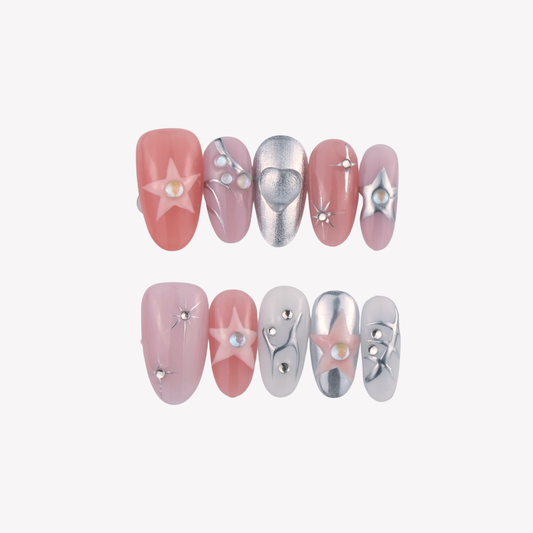 Pink Silver Constellation